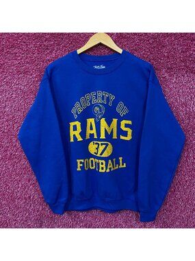Junk Food Clothing Los Angeles Rams NFL Crewneck Sweatshirt Small
